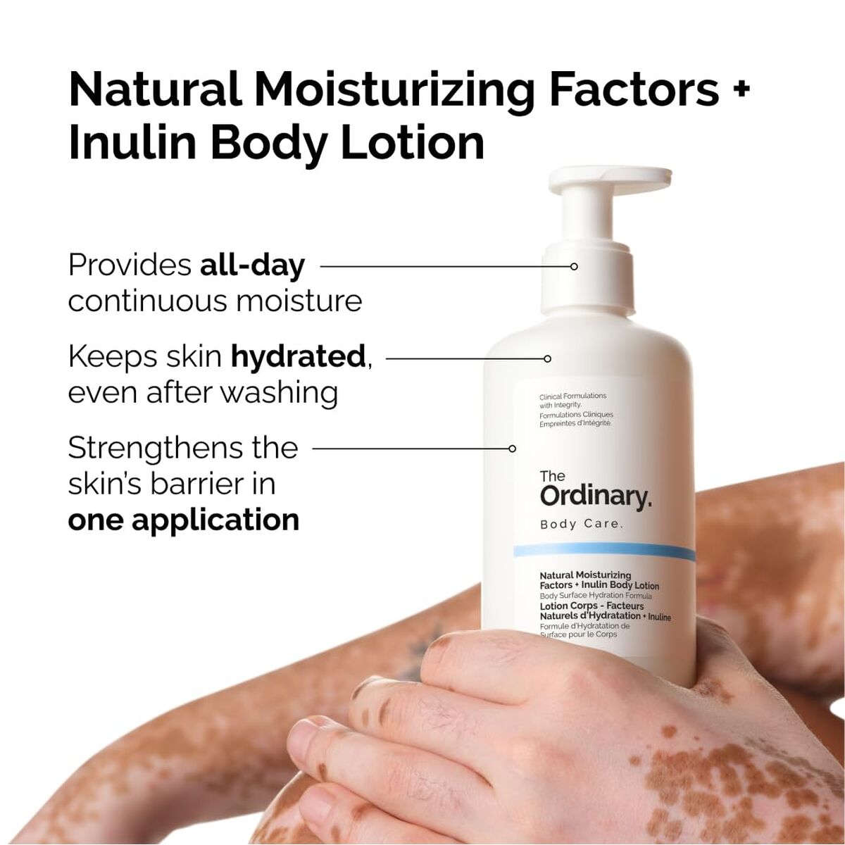 Body Lotion The Ordinary NATURAL MOISTURIZING FACTORS + IMULIN 240 ml - Image 3