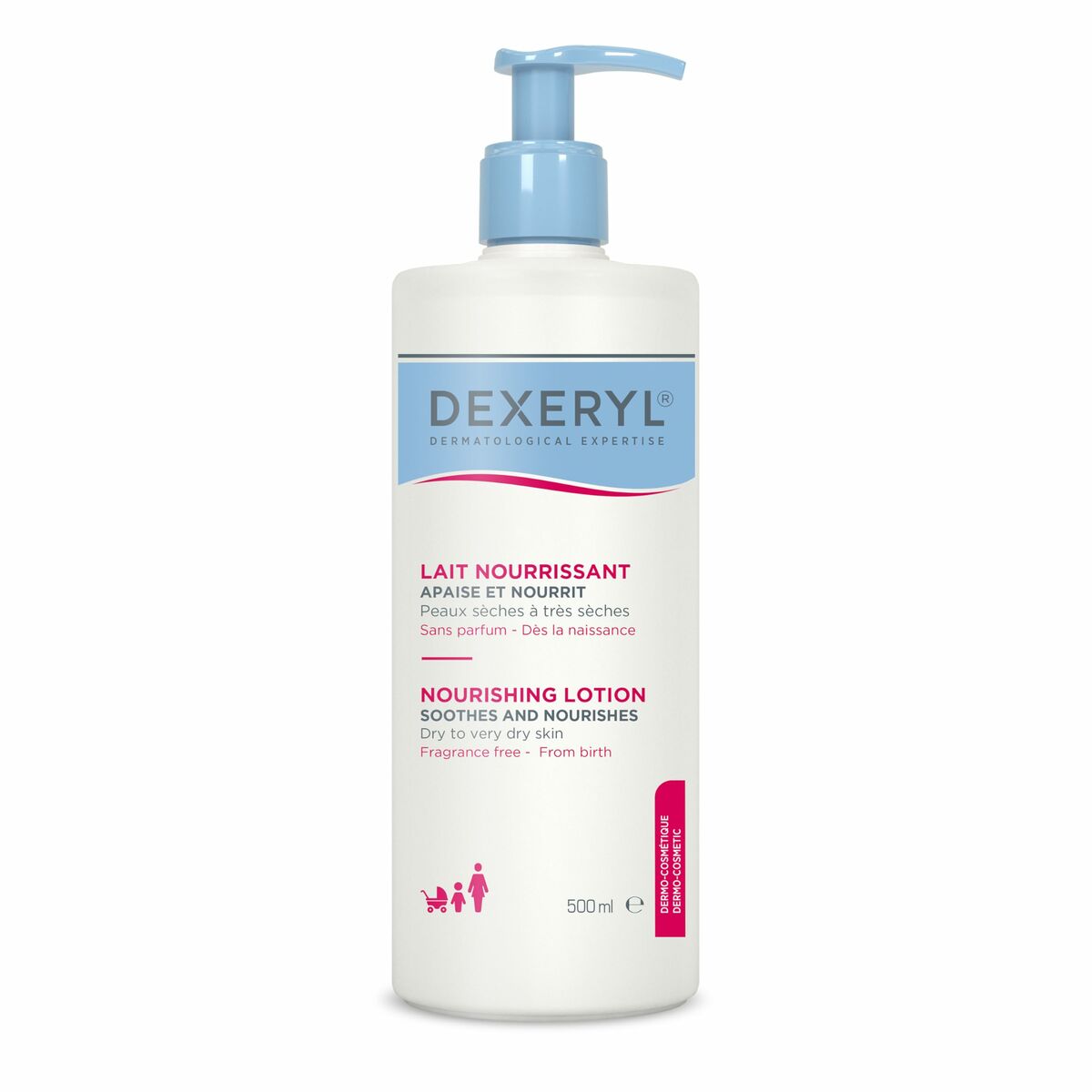 Body Lotion Dexeryl LOCIÓN NUTRITIVA 500 ml - Image 8