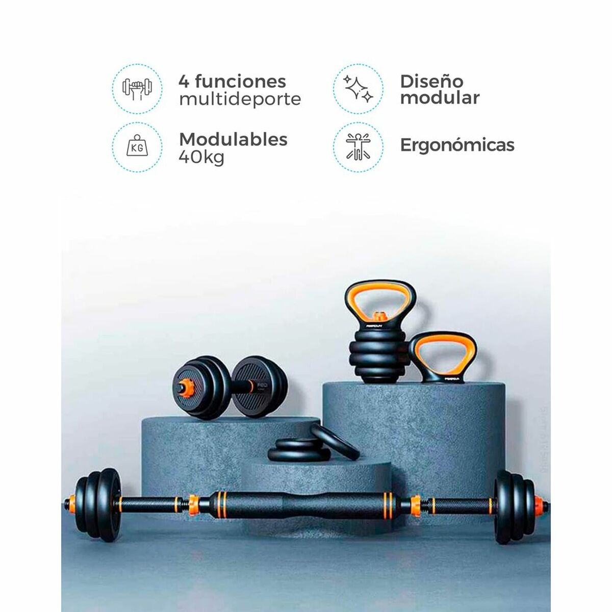 Kettlebell and Dumbbell Kit Xiaomi 40 kg - Image 9