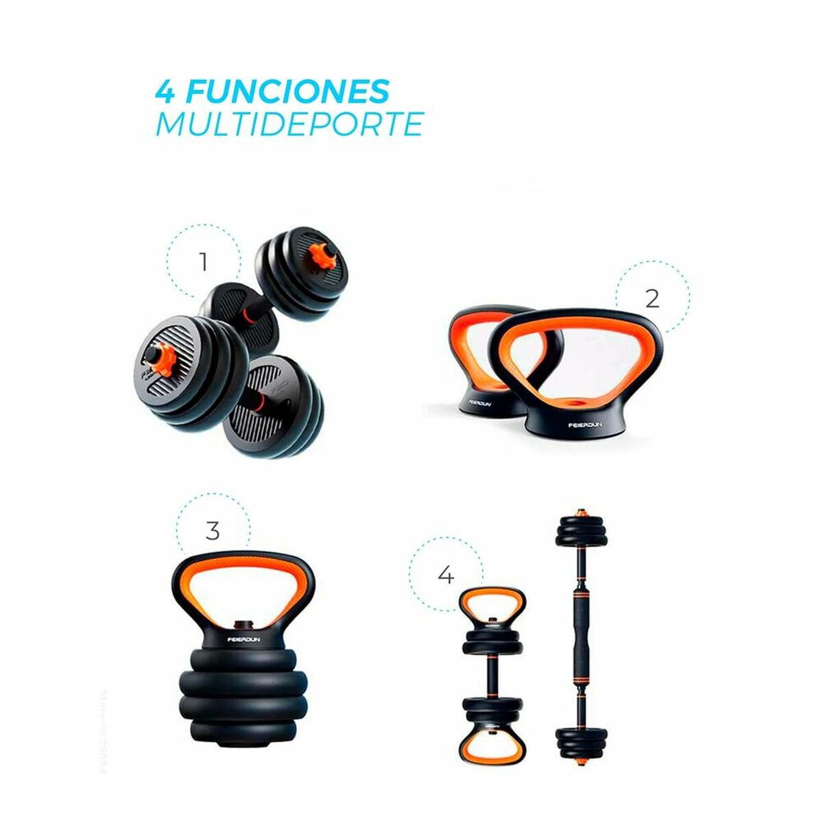 Kettlebell and Dumbbell Kit Xiaomi 40 kg - Image 4
