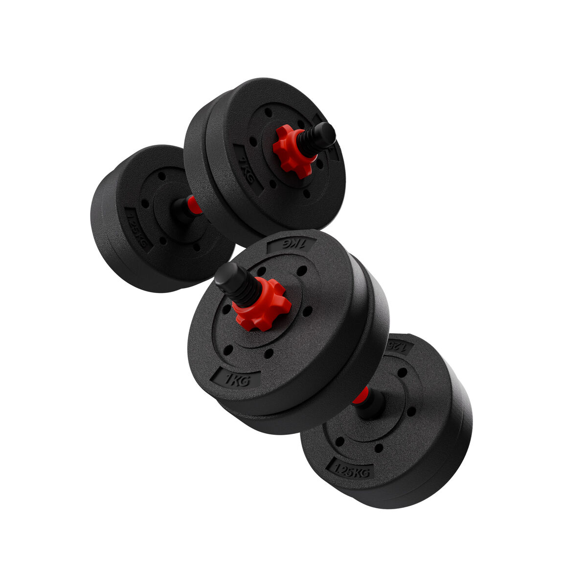 Kettlebell and Dumbbell Kit KSIX Black 20 kg 19 Pieces - Image 6